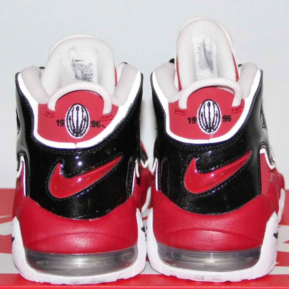 Nike Air More Uptempo GS Basketball Shoes 6Y 6.5Y Womens 8 Bulls